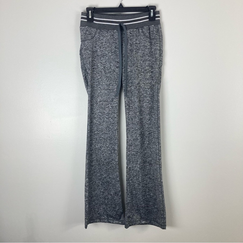 Yelete Leg Wear Charcoal Grey Elastic Waist Band Casual Loose Fit Size Medium